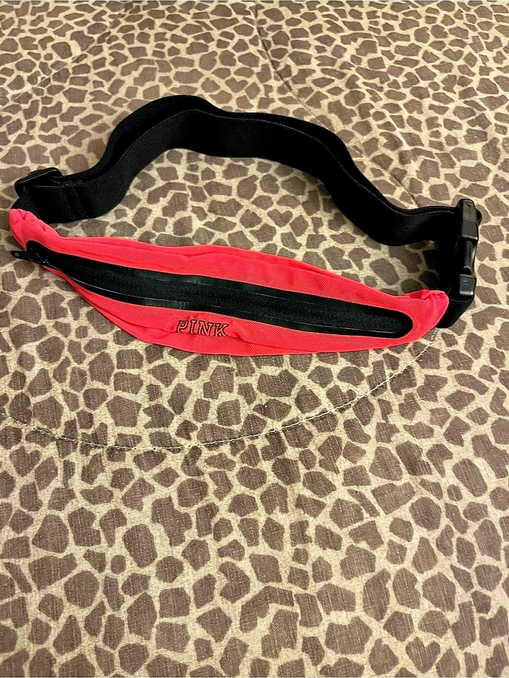 PINK & Black Belt Bag